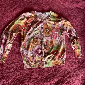 Floral cardigan